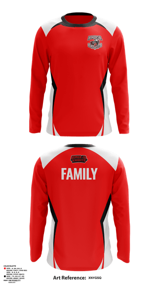 Homer Jr. Knights 63034779 Long Sleeve Shooting Shirt - 2