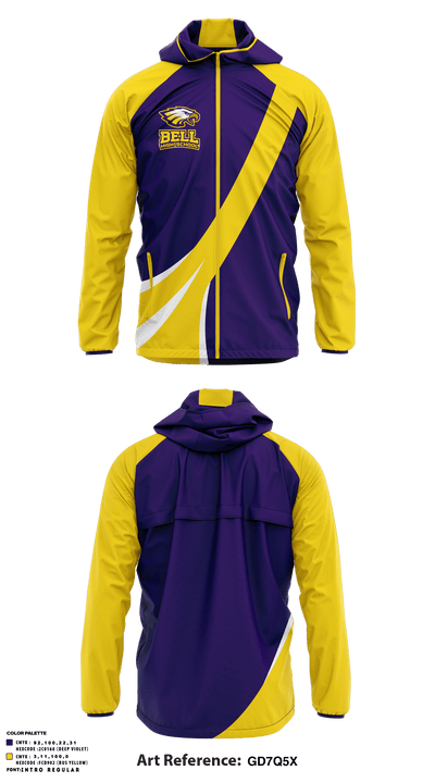 Bell High School 2370416 Windbreaker - 1