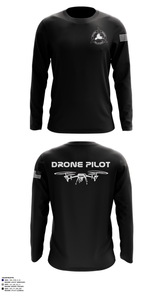 Raven Drone Solutions 1320053 Long Sleeve Performance Shirt - 3