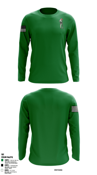India Co 2nd Plt 1st Sqd 13280469 Long Sleeve Performance Shirt - 1