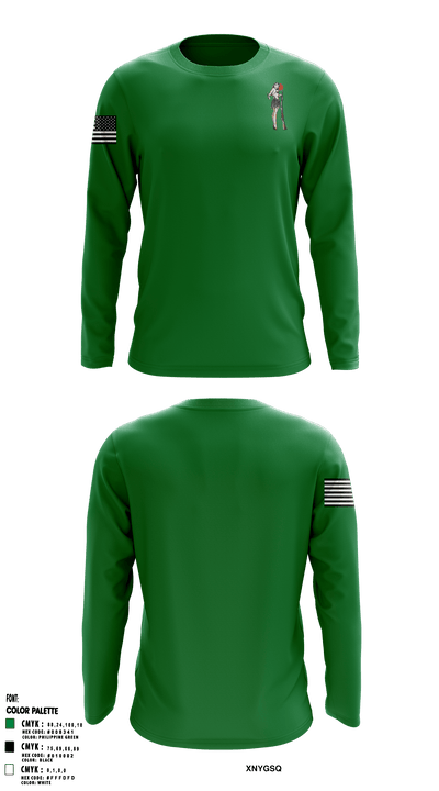 India Co 2nd Plt 1st Sqd 13280469 Long Sleeve Performance Shirt - 1