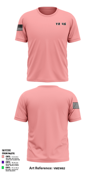 VR 46 873660 Short Sleeve Performance Shirt - 1