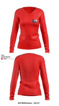 RCO-EAB 57975721 Women's Long Sleeve V-neck Shirt - 1