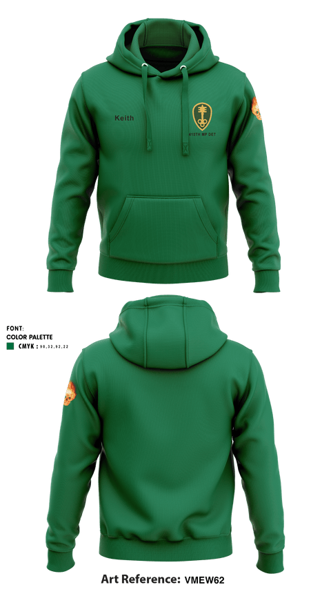 415th MP DET 84570545 Hoodie - 1