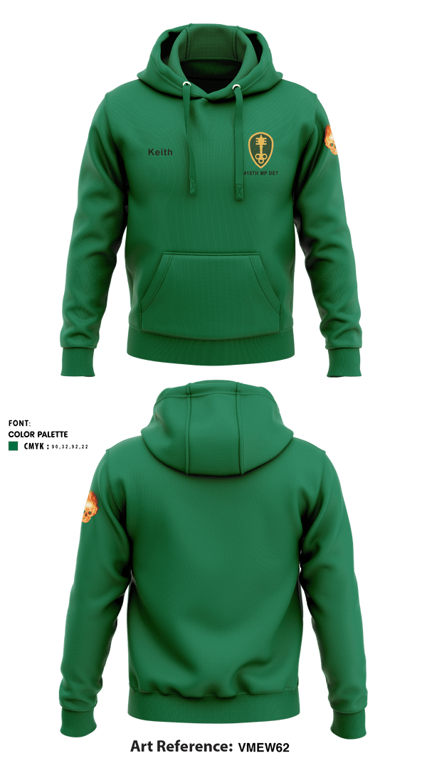 415th MP DET 84570545 Hoodie - 1