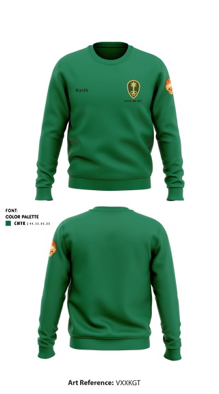 415th MP DET 84570545 Crew Neck Sweatshirt - 1