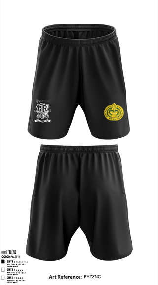 A Co 264th MED BN 95225036 Athletic Shorts With Pockets - 1