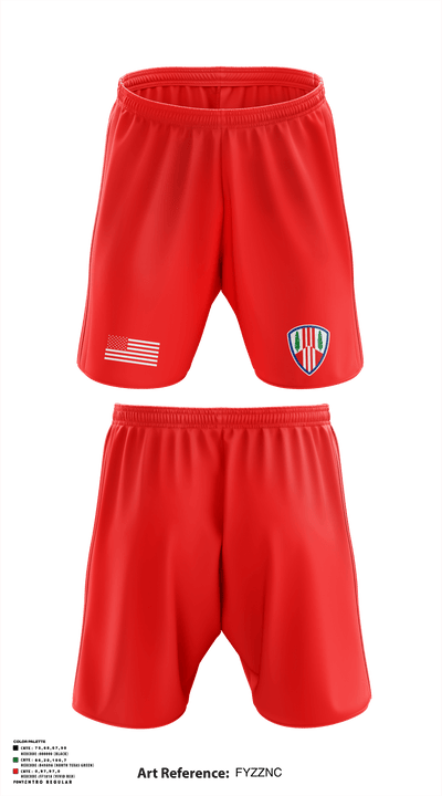 104th MP BN HHD 71367291 Athletic Shorts With Pockets - 3