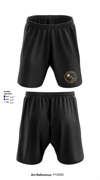 Nueces County District Attorney's Criminal Interdiction Unit 16542421 Athletic Shorts With Pockets - 1
