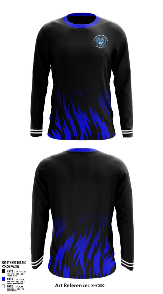 WAVE Basketball Academy 1363652 Long Sleeve Performance Shirt - 1