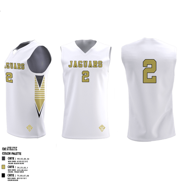 Jefferson Academy MS 30837568 Mens Reversible Basketball Jersey - 4