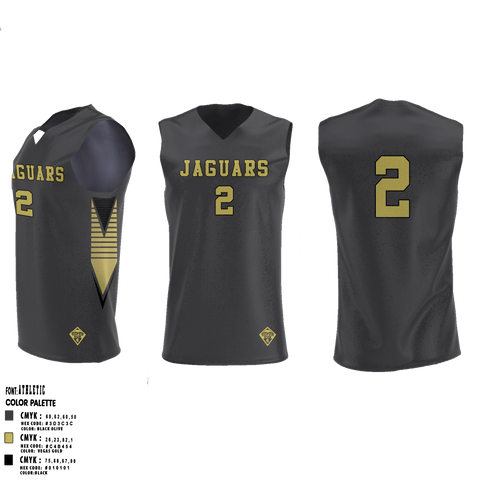 Jefferson Academy MS 30837568 Mens Reversible Basketball Jersey - 4