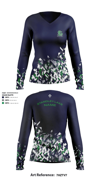 Standley Lake HS Girls Soccer 23167606 Long Sleeve Soccer Jersey. Pre Game / Training - 3