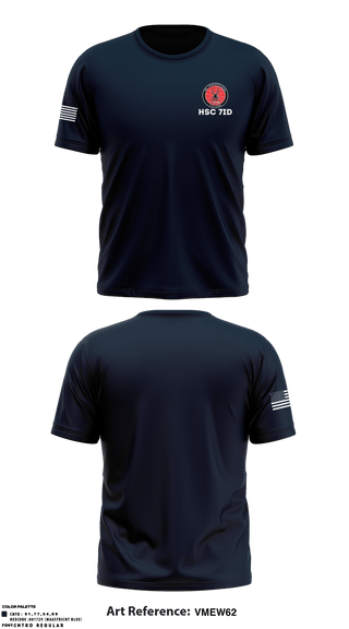 HSC 7ID 80145762 Short Sleeve Performance Shirt - 1