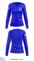MultiCare Security 13056077 Women's Long Sleeve V-neck Shirt - 2