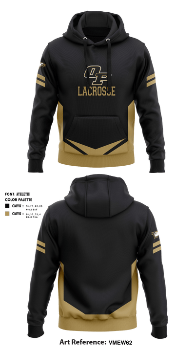 Oak Park High School Lacrosse 65848983 Hoodie - 3