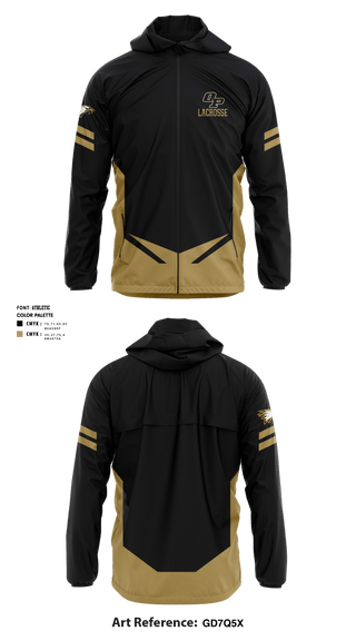 Oak Park High School Lacrosse 65848983 Windbreaker - 3