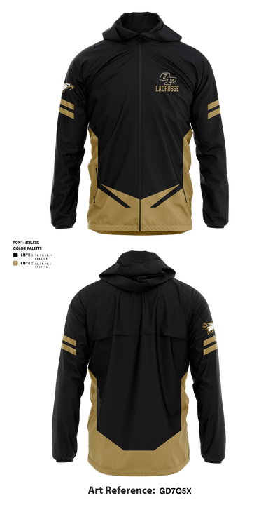 Oak Park High School Lacrosse 65848983 Windbreaker - 3