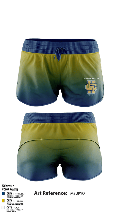 Bishop Heelan Catholic High School Tennis 72857820 Women's Shorts - 1