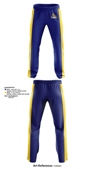 West Islip High School Track 41983012 Sweatpants - 1