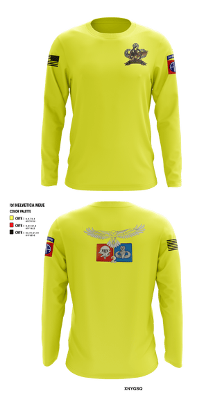 407th Brigade Support Battalion 57038520 Long Sleeve Performance Shirt - 1