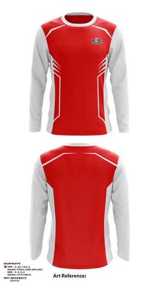 Fog Volleyball Club 51638635 Long Sleeve Performance Shirt - 1