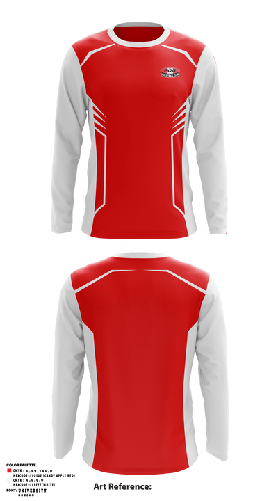 Fog Volleyball Club 51638635 Long Sleeve Performance Shirt - 1
