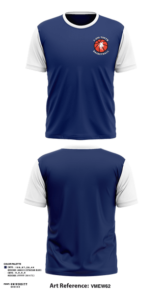 I - 270 Youth Basketball 83682893 Short Sleeve Performance Shirt - 1