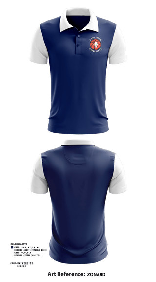 I - 270 Youth Basketball 83682893 Short Sleeve Performance Polo - 1