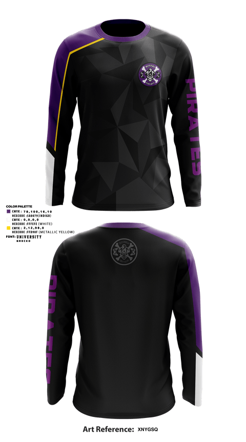 John R Rogers High School Esports 63937938 Long Sleeve Performance Shirt - 1