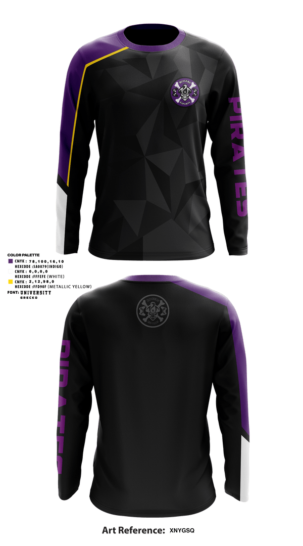 John R Rogers High School Esports 63937938 Long Sleeve Performance Shirt - 1