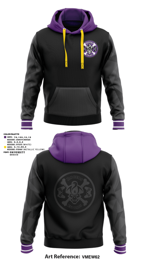 John R Rogers High School Esports 63937938 Hoodie - 1