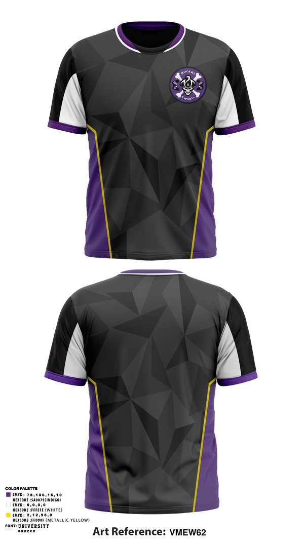 John R Rogers High School Esports 63937938 Short Sleeve Performance Shirt - 1