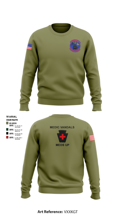 1-150TH AHB MED 80933966 Crew Neck Sweatshirt - 3
