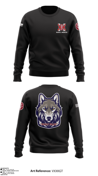 KACC, MedCo 48026611 Crew Neck Sweatshirt - 10