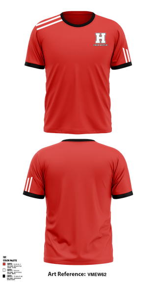 Hingham Wrestling 30901642 Short Sleeve Rash Guard Shirt - 1