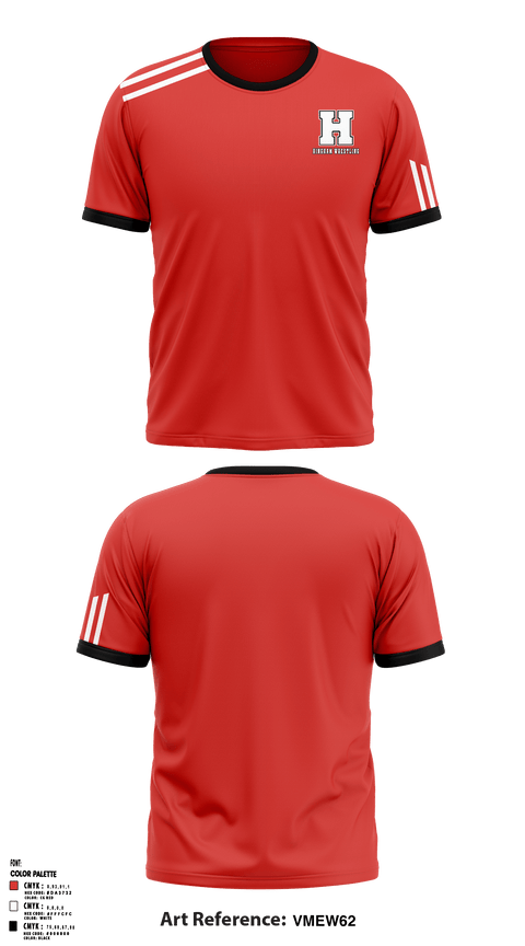 Hingham Wrestling 30901642 Short Sleeve Rash Guard Shirt - 1