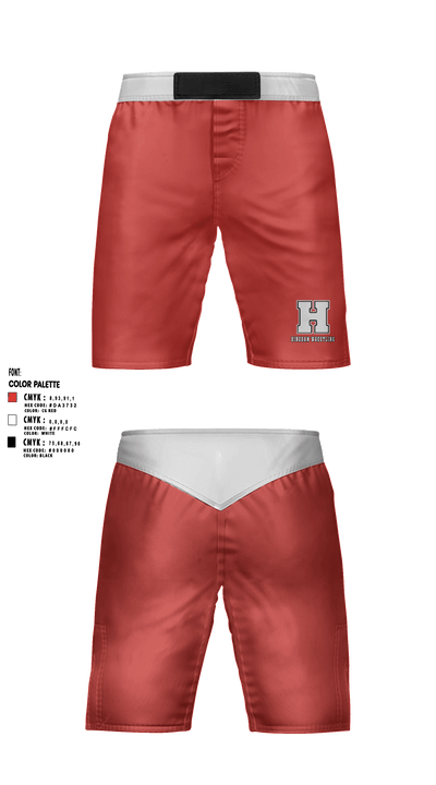 Hingham Wrestling 30901642 Fight Shorts - 2