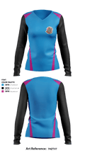 Proofpoint Threat Research 36810493 Women's Long Sleeve V-neck Shirt - 2