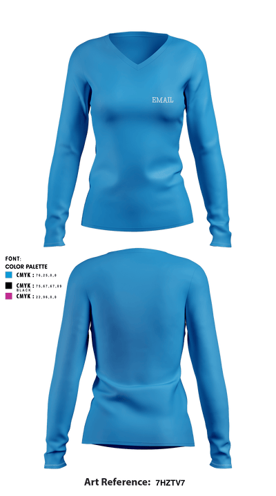Proofpoint Threat Research 36810493 Women's Long Sleeve V-neck Shirt - 4
