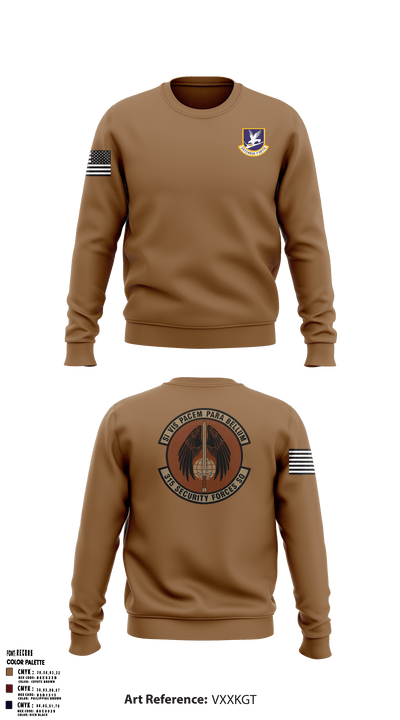 315th Security Forces 63257325 Crew Neck Sweatshirt - 1