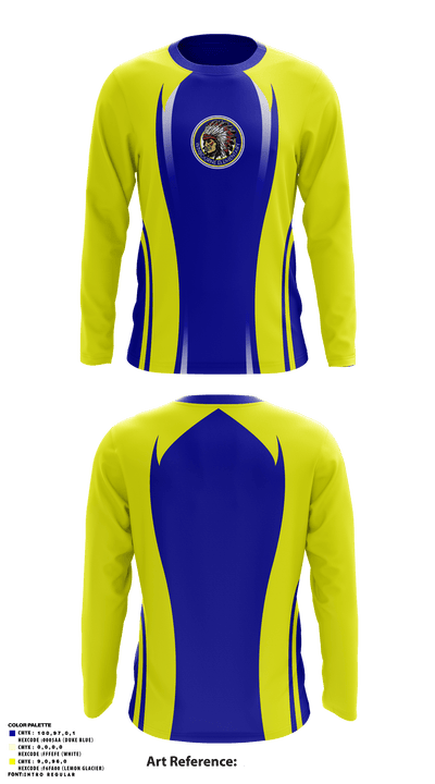 Indians esports 62393830 Long Sleeve Performance Shirt - 1