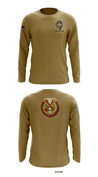 HHC 634th BSB 93326956 Long Sleeve Performance Shirt - 5