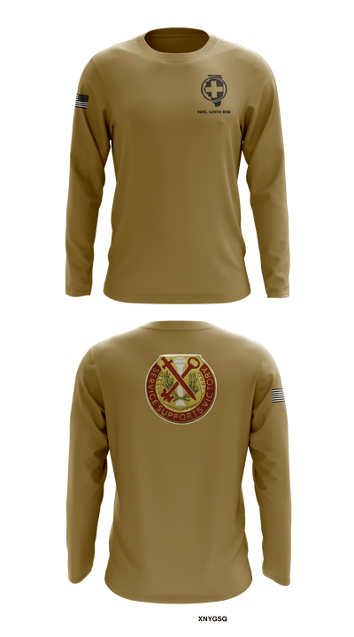 HHC 634th BSB 93326956 Long Sleeve Performance Shirt - 5