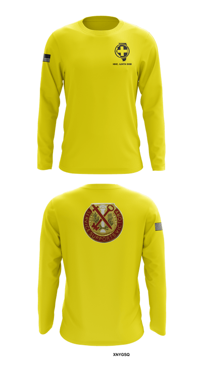 HHC 634th BSB 93326956 Long Sleeve Performance Shirt - 6