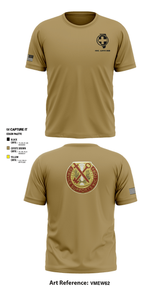 HHC 634th BSB 93326956 Short Sleeve Performance Shirt - 5