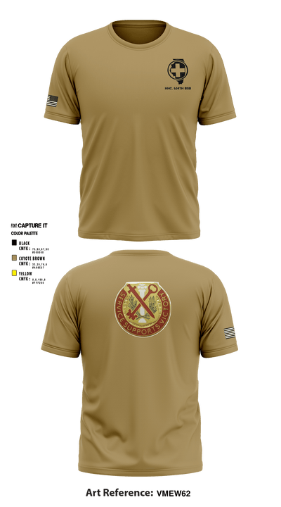 HHC 634th BSB 93326956 Short Sleeve Performance Shirt - 5