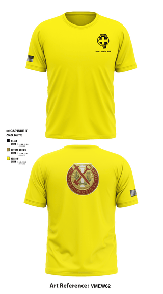HHC 634th BSB 93326956 Short Sleeve Performance Shirt - 6