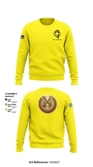 HHC 634th BSB 93326956 Crew Neck Sweatshirt - 5