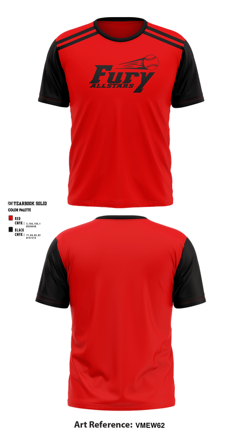Niles Township Fury 16589920 Short Sleeve Performance Shirt - 1